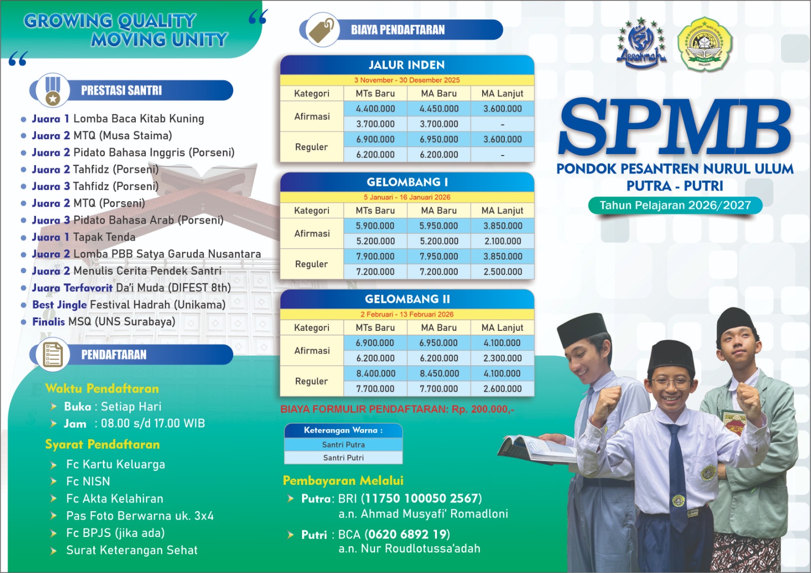 SPMB MA NURUL ULUM